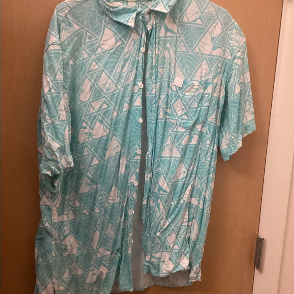 Men's Geometric Print Casual Shirt